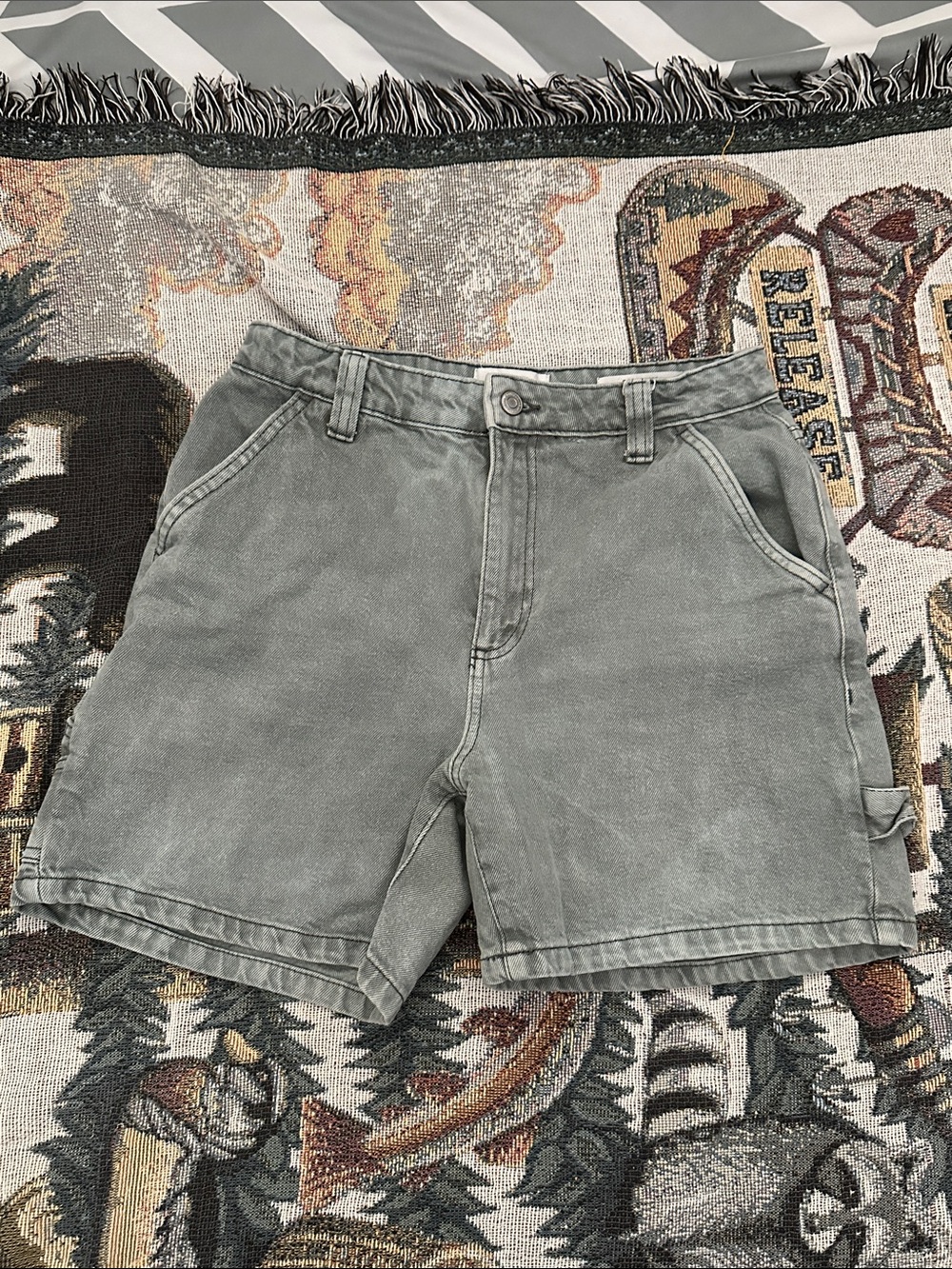 Cotton On Casual Carpenter Denim Shorts